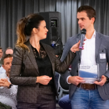 Ramona van Zweden interviewt winnaar Logistieke Prijs winnaar 2019